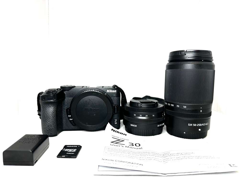 Nikon Z30 Mirrorless Camera with 2 x Lens and accessories