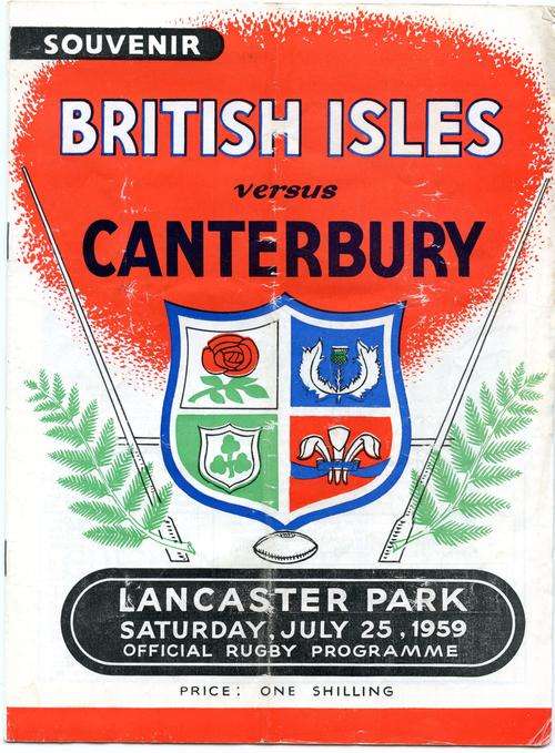 British Lions v Canterbury 1959