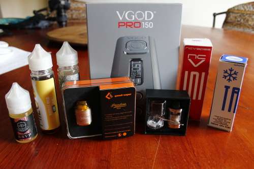 VGOD Pro 150 TC Box Mod PLUS Accessories
