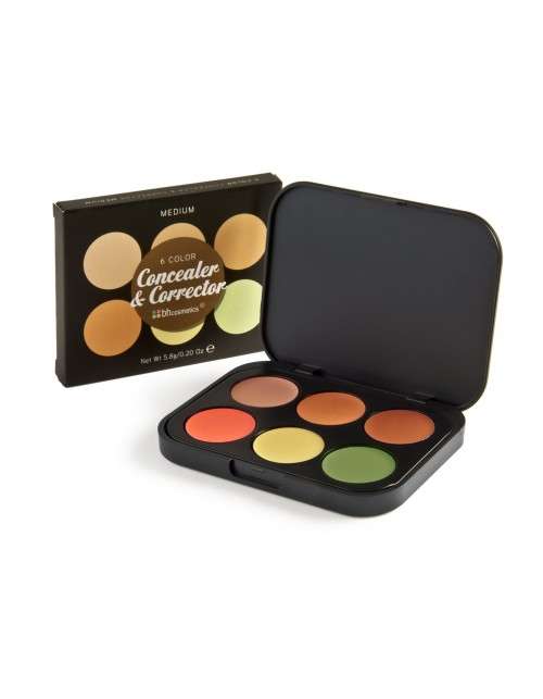 6 Color Concealer & Corrector Palette - Medium by BH Cosmetics