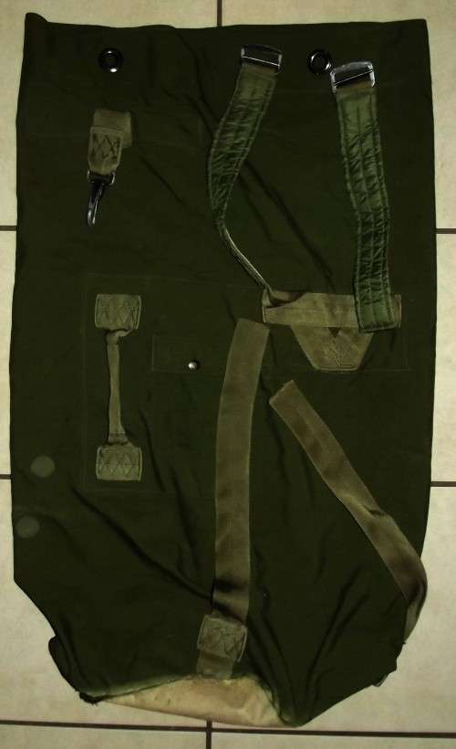 Old Military Green Kit Bag