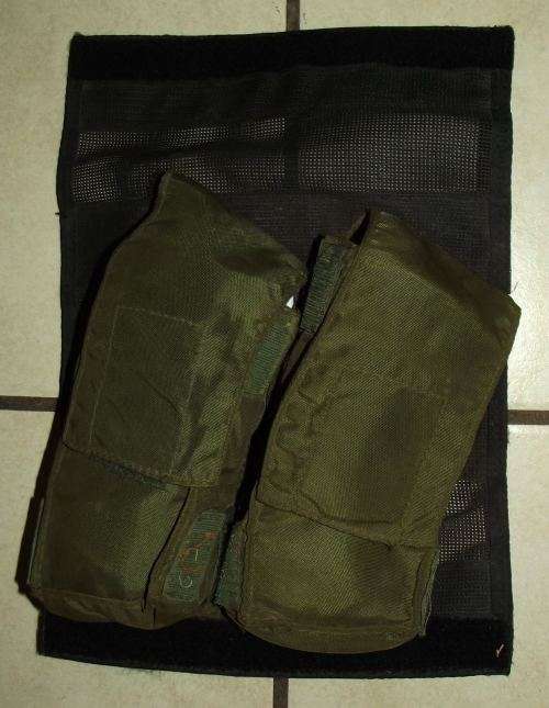 SADF Special Forces Niemoller Style Webbing Removable R4/R5 Ammo Pouches With Velcro Backing