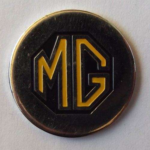 Old MG Car Company Metal Token Badge