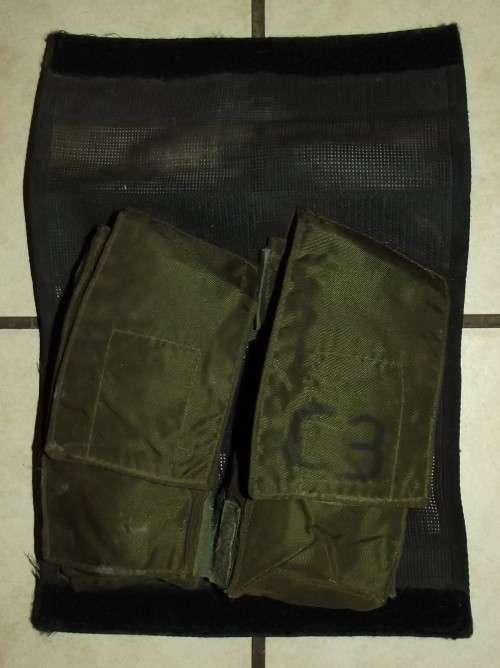 SADF Special Forces Niemoller Style Webbing Removable R4/R5 Ammo Pouches With Velcro Backing