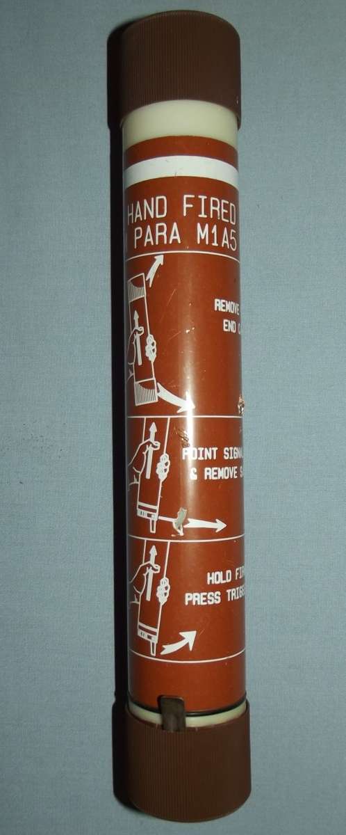 SAAF Hand Fired Parachute Lighting Flare Container