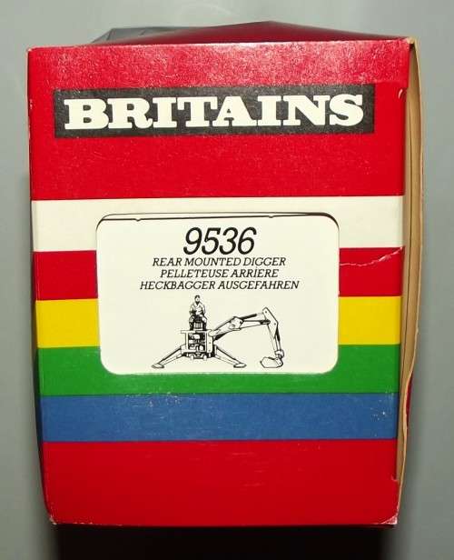 1980 Britains 1:32 Scale 9536 Rear Mounted Digger in Original Box