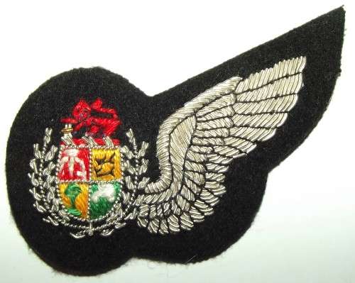 SAAF Navigator Lurex Silver Wire Wing
