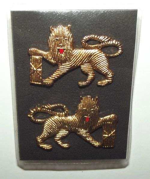 Old SA Navy Chief Petty Officer Gilt Metal Rank Badges