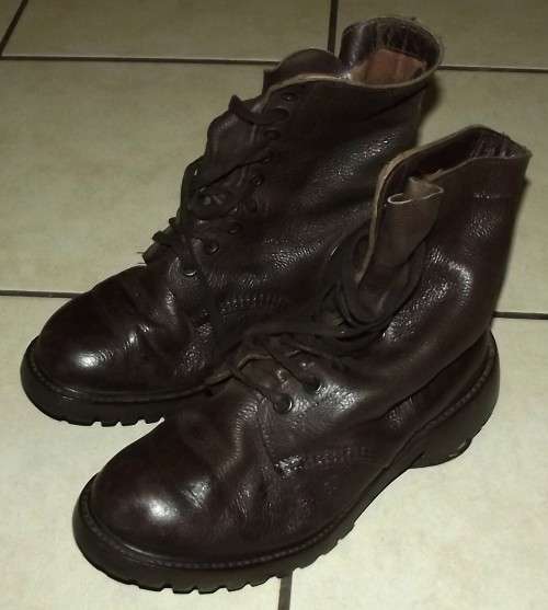 1979 SADF Army Brown Leather Boots
