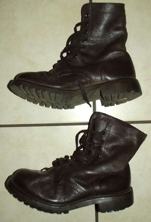 1979 SADF Army Brown Leather Boots