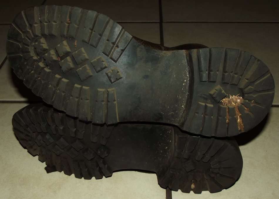 1979 SADF Army Brown Leather Boots