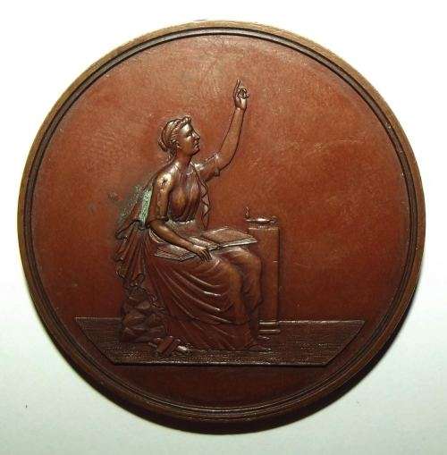 1898 British Leith Science College Large Bronze Medal to Williamina Ross