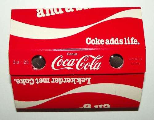 Old Coca Cola Bilingual Coke Advertising Binoculars