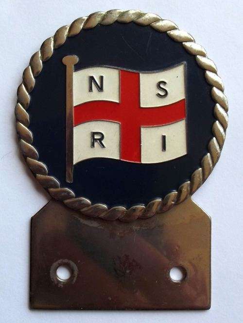 Old SA National Sea Rescue Institute Metal Car Bumper Badge