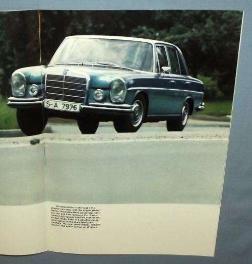 1969 Mercedes Benz 280S 280SE Car Sales Brochure