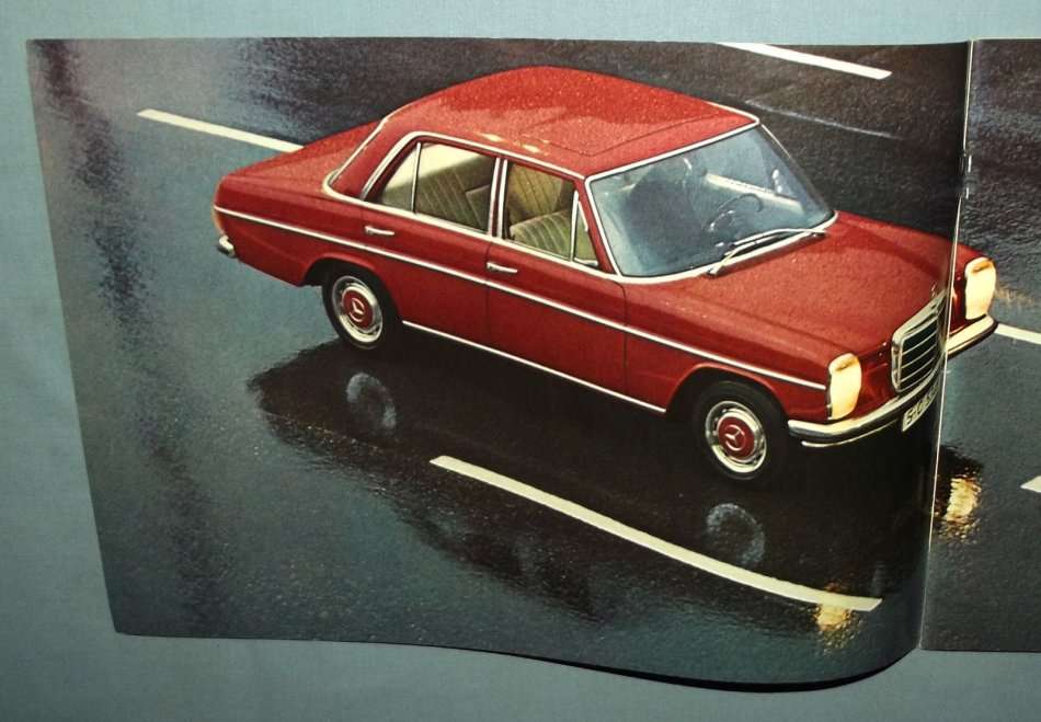 1969 Mercedes Benz 200 220 Car Sales Brochure