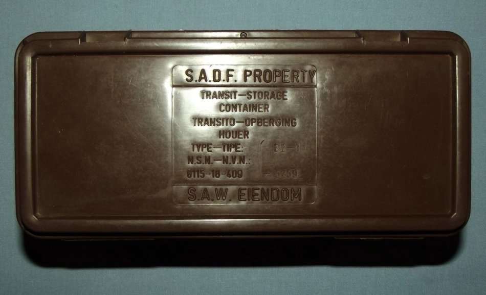 SADF Nutria Plastic Transit Storage Container