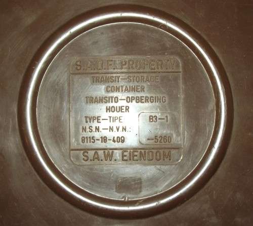 SADF Nutria Plastic Transit Storage Container