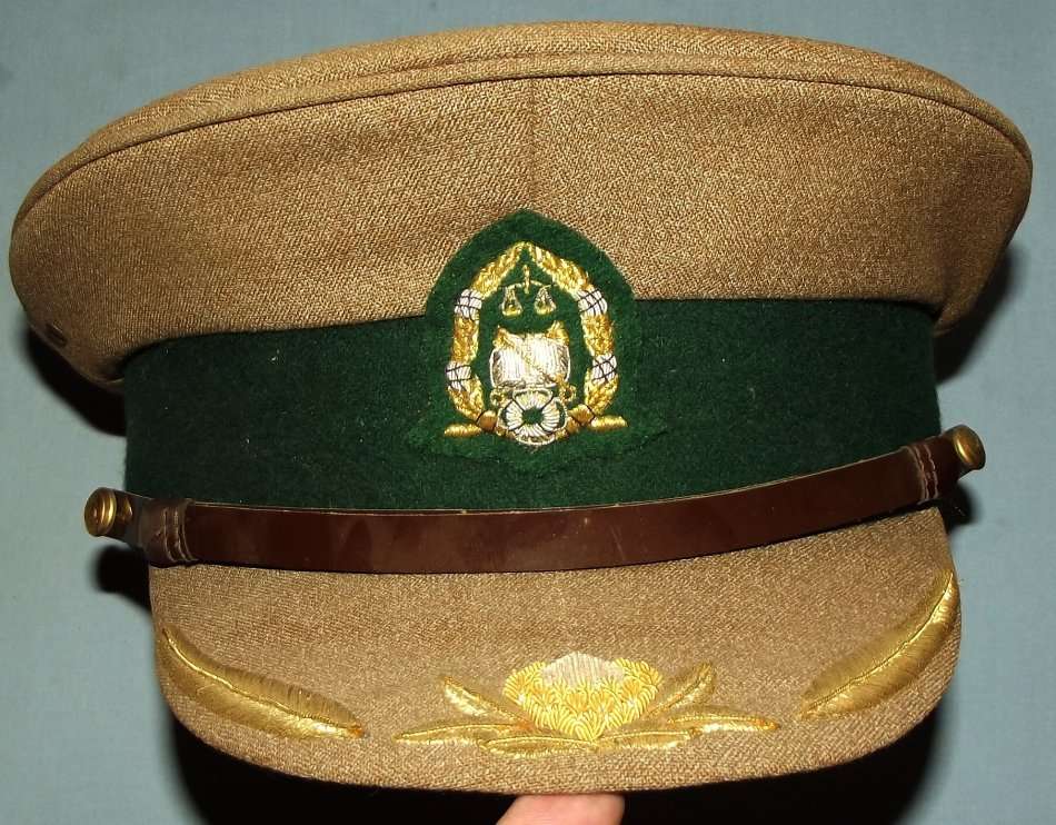 Old SA Prison Service Major Peak Cap