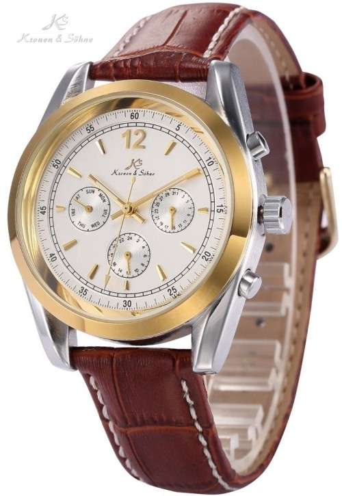 *FREE COURIER* KRONEN & SOHNE Imperial Series Automatic Mechanical Men's Watch BOXED w/ PAPERS