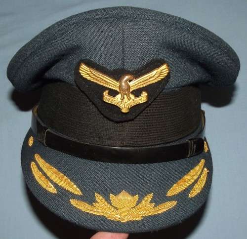 SAAF Airforce Commandant Peak Cap and Badge
