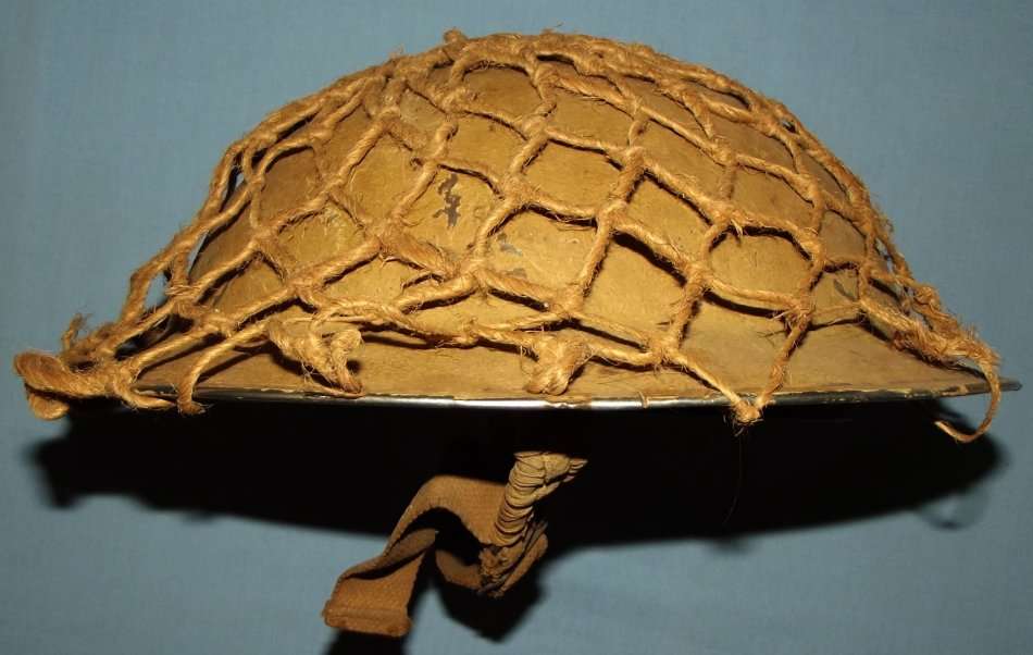 WW2 British / South African Steel Helmet Complete With Inner