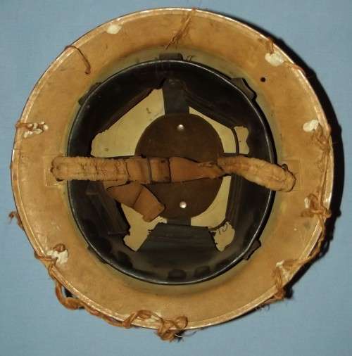 WW2 British / South African Steel Helmet Complete With Inner