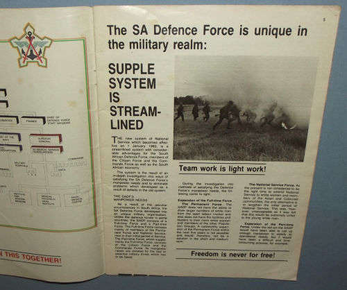 1982 SADF Guide to National Service Bilingual Booklet