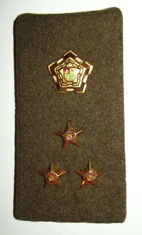 Old Railway Police Brigadier Winter Coat Slip On Rank