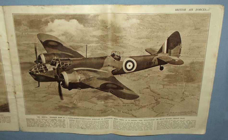 WW2 British Airforces 1941 Large Aircraft Photo Book