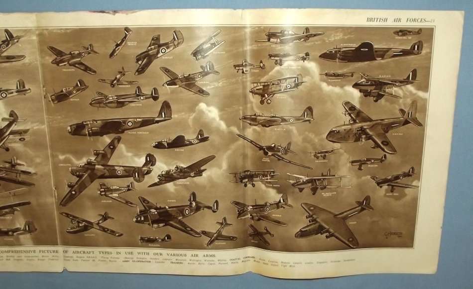 WW2 British Airforces 1941 Large Aircraft Photo Book