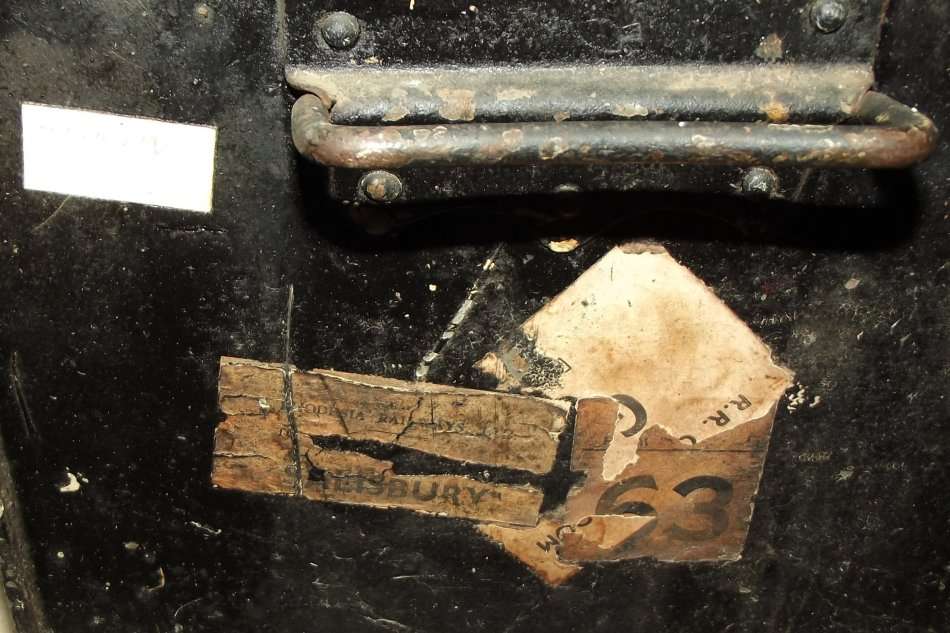 Old Southern Rhodesia Military Steel "Trommel" Chest