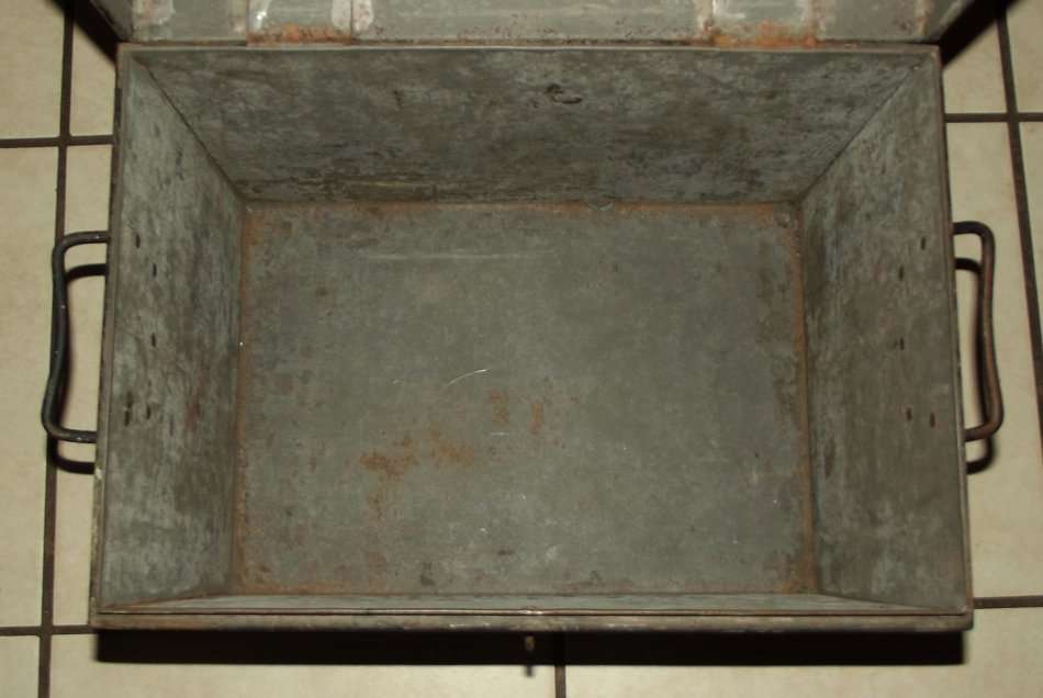 Old Southern Rhodesia Military Steel "Trommel" Chest