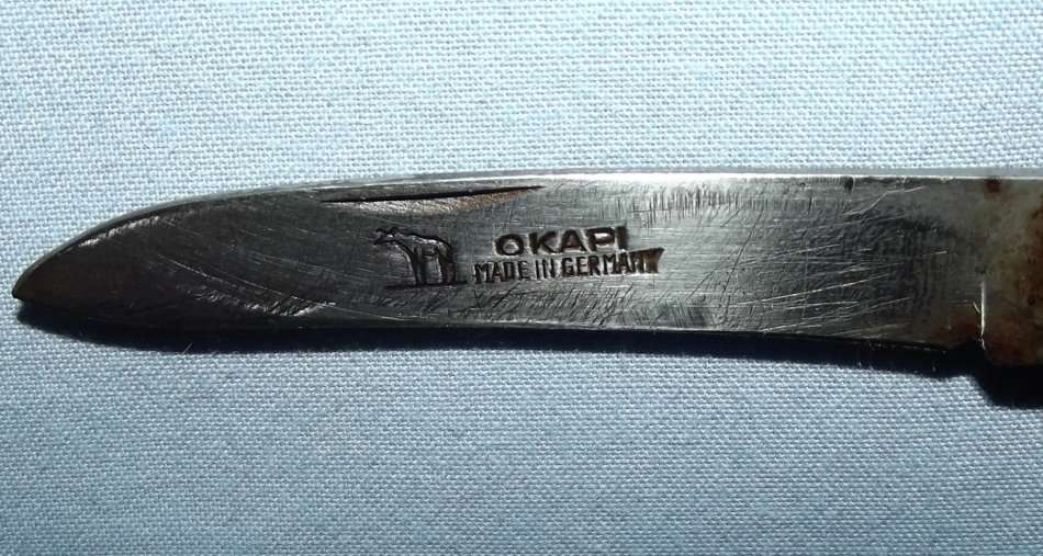 Old Okapi Made in Germany Boy Scout Pocket Knife