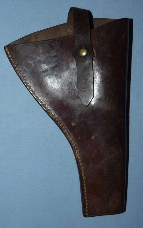 Original WW1 British Webley Revolver Leather Holster