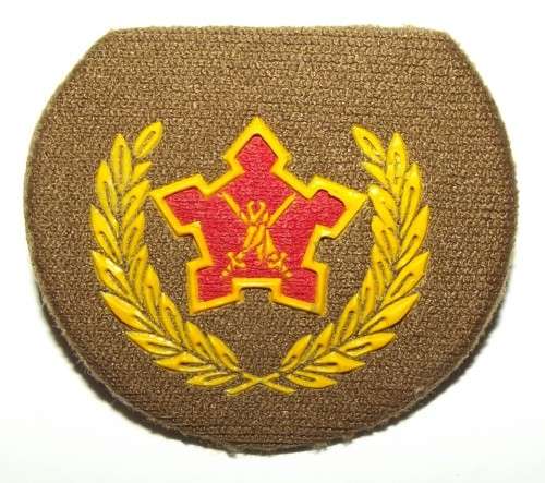 SADF Army Volunteer Nutria Rubber Breast Badge