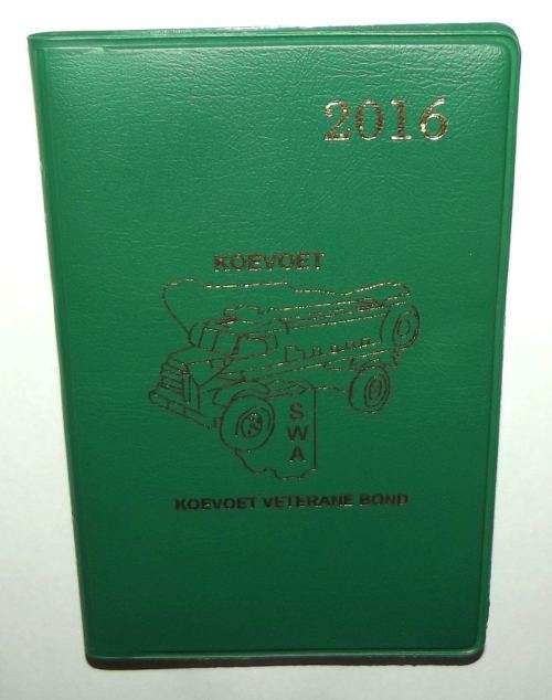 2016 Koevoet Veterans League Unused Pocket Diary