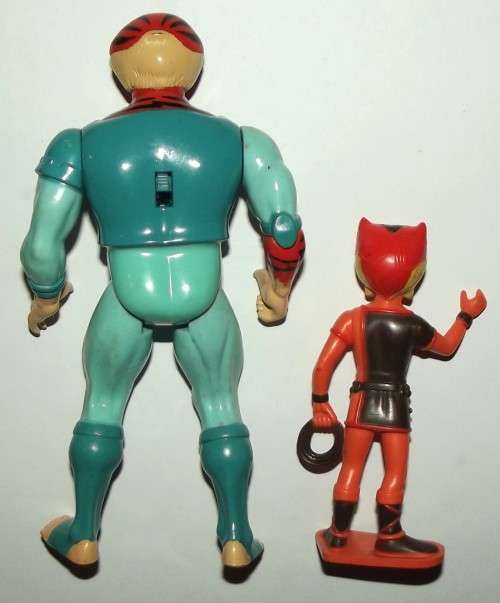 Original 1985 Thundercats Tygra and Wilykat Companion Figures