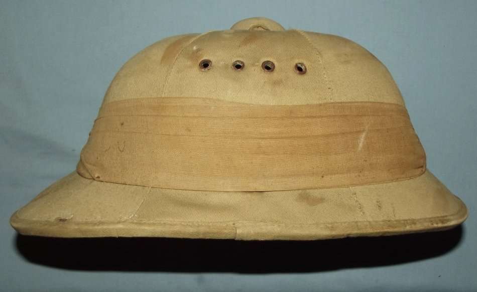 WW2 South African Military Pith Helmet - Dated 1945