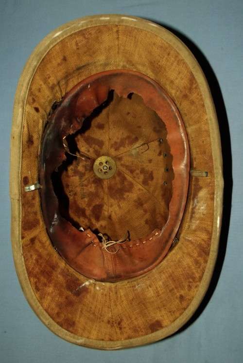 WW2 South African Military Pith Helmet - Dated 1945