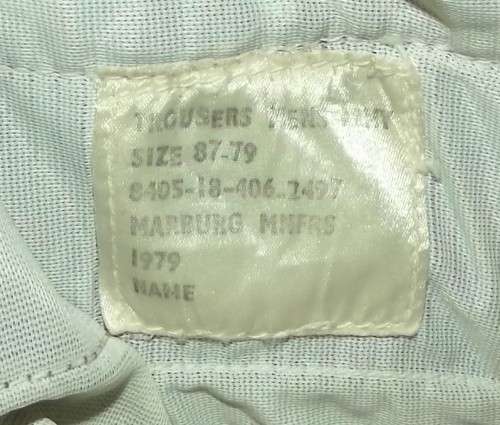 1979 SADF Army Work Dress Trousers