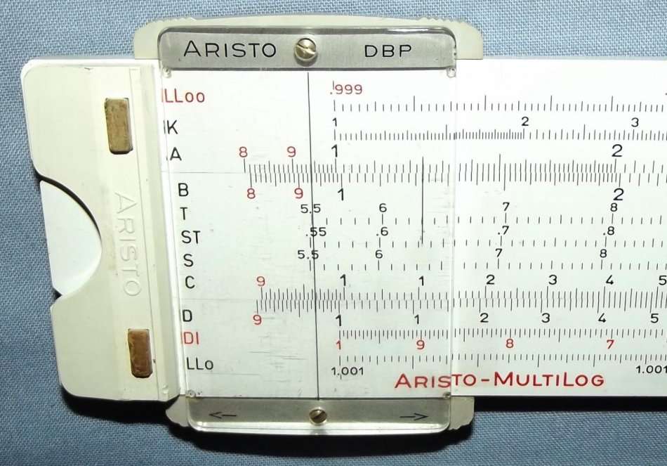 Vintage Aristo Nr 0970 Multilog Slide Rule