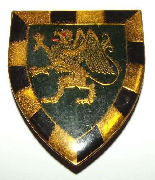 SADF 3 SA Infantry Battalion Gold Type Metal Shoulder Flash