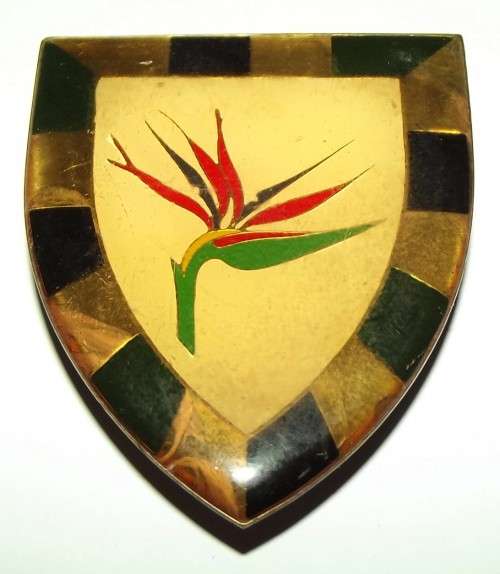 SADF 6 SA Infantry Battalion Gold Type Metal Shoulder Flash