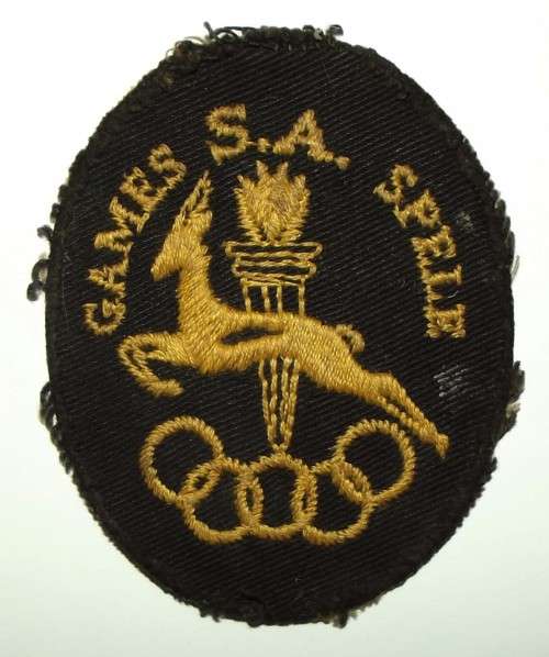 Old SA Spele Games Blazer Pocket Badge