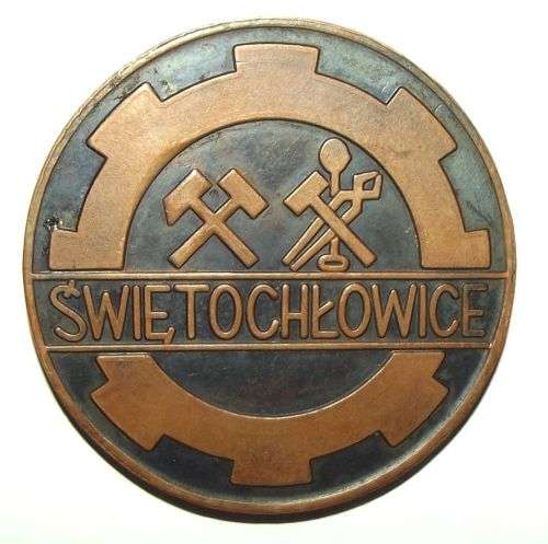 Old Poland City of Swietochlowice Coat of Arms Medal