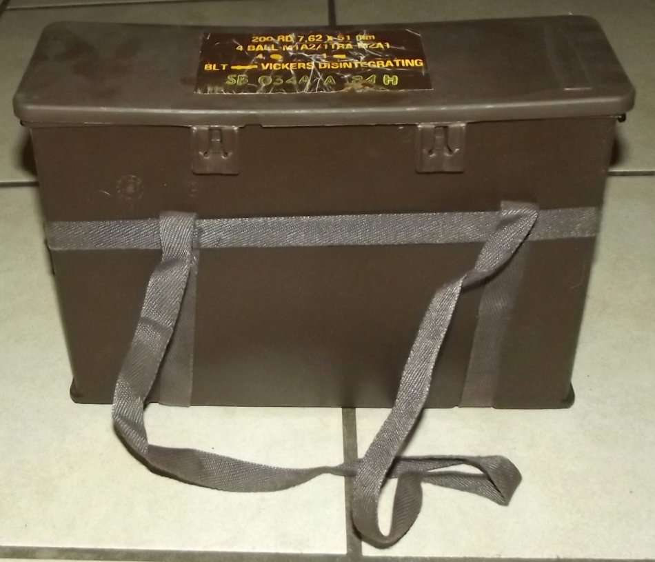 SADF Border War Nutria Plastic Ammo Box