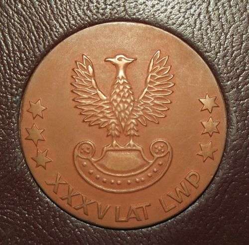 1857 Poland Huta Zygmunt Steelworks 35 Year Medal in Original Box