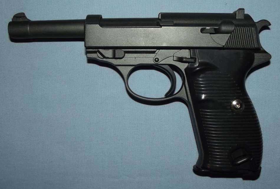 P38 Metal BB Spring Gun Pistol
