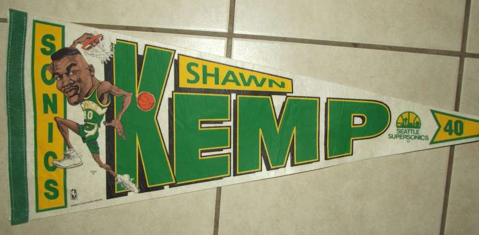 3 USA Basketball and Soccer Pennant Flags from the 1990's